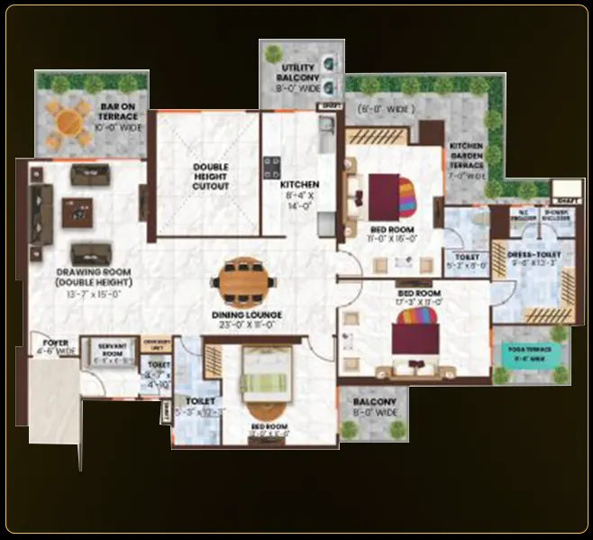 unit 7 A floor plan of vaastu home